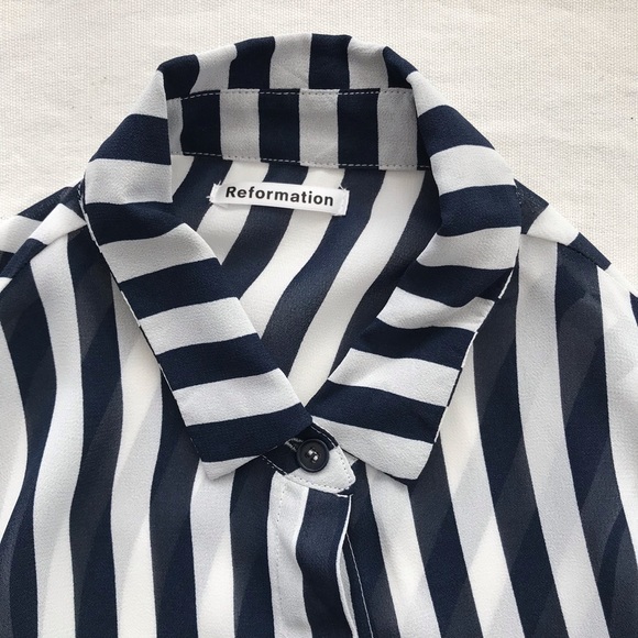 Reformation Violet Blouse - Picture 6 of 8